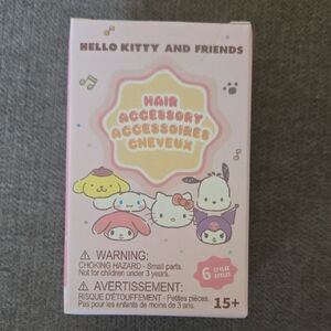 Sanrio Mixed Lot Hello Kitty Hair Bobble Zipper Pouch Pink Yellow Pompompurin